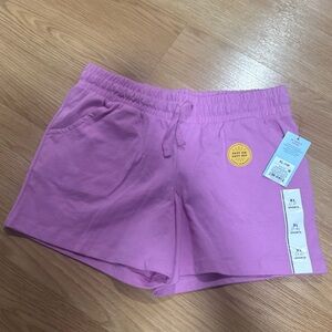 Cat & Jack Girls Lavender Pink Drawstring Athletic Shorts size14